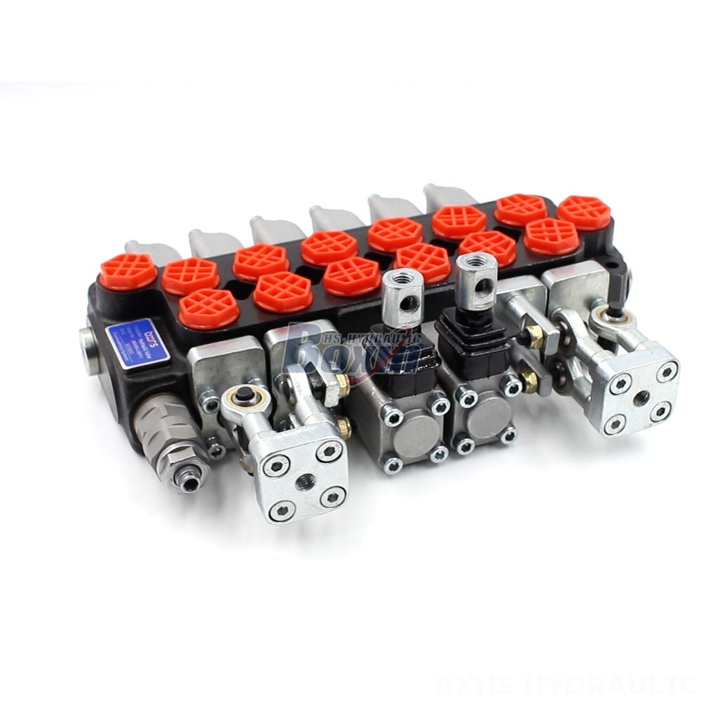 Industrial Hydraulic Systems | 6 Spool Monoblock Directional Valve | Factory Supply main image